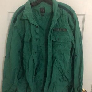 Armani Exchange button up shirt
